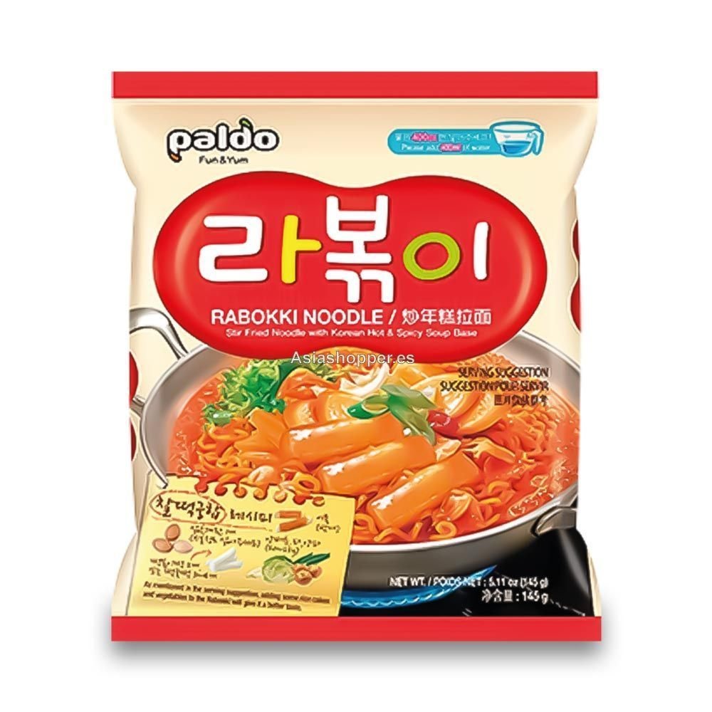 Ramen Rabokki Sabor Dulce Picante 145g Paldo