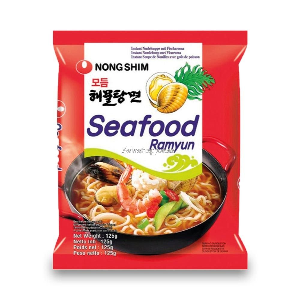 Ramen Instantáneo Sabor a Marisco 125g Nongshim