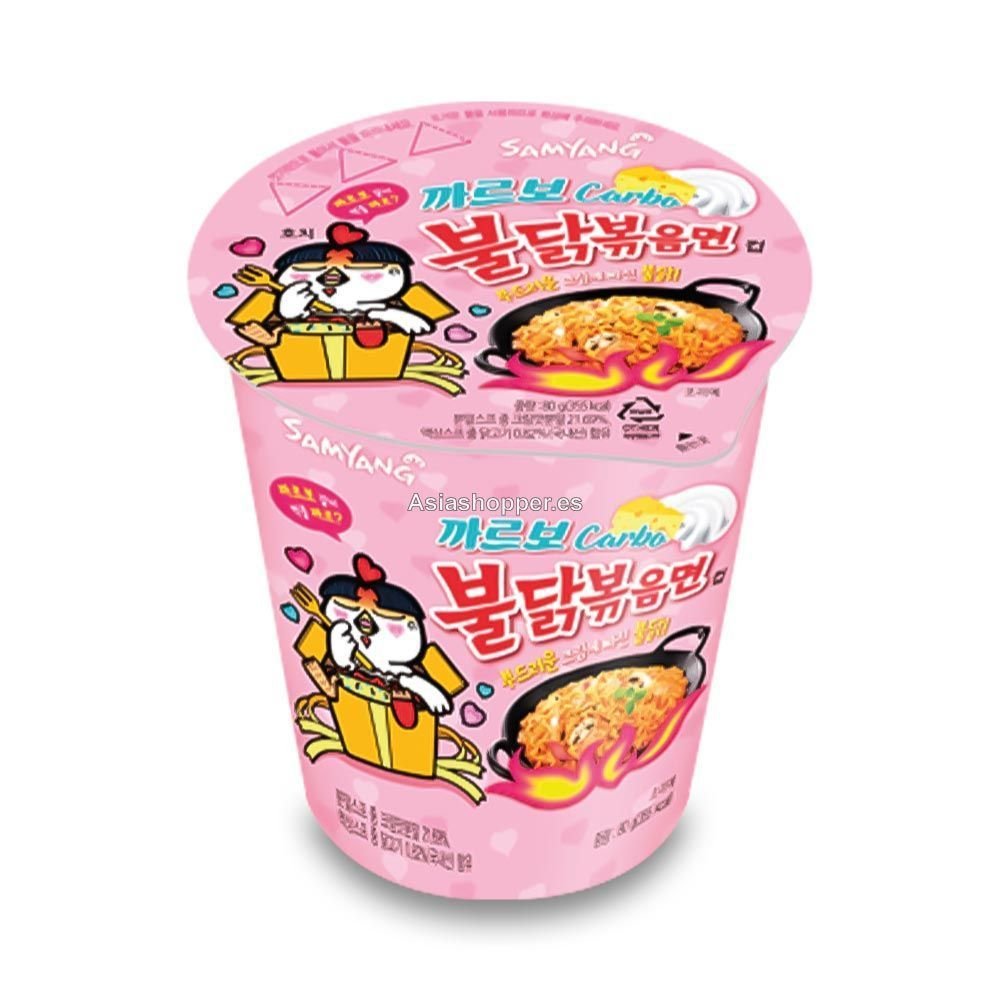 Hot Chicken Ramen Sabor a Carbonara Cup 80g