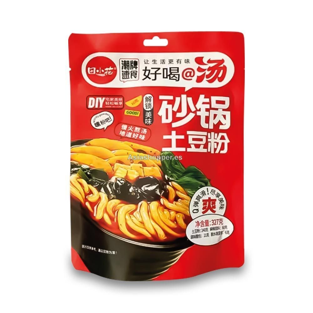 Udon de Patata Instantáneo Sabor a Original 327g Tian Xiao Hua