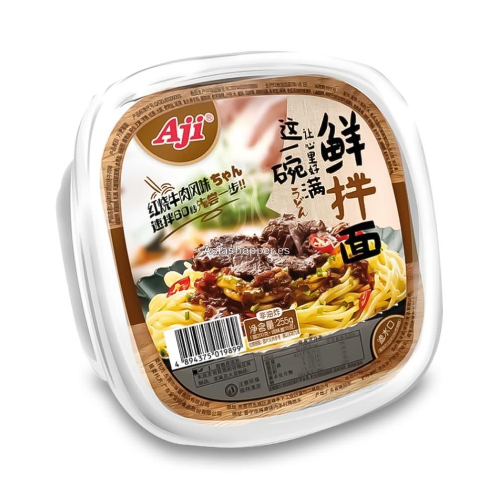 Yakisoba Instantánea con Salsa de Ternera 225g AJI