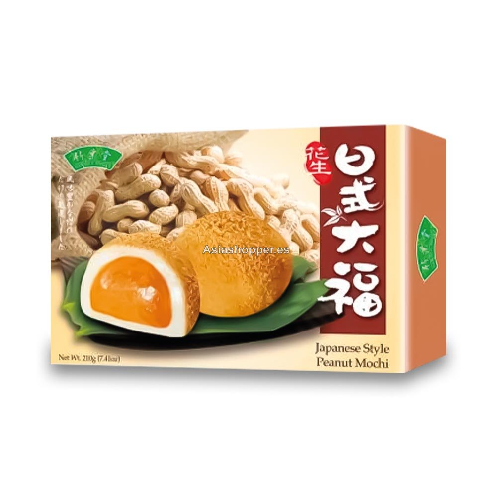 Mochi Japonesa con Relleno Cacahuetes 210g Bamboo House