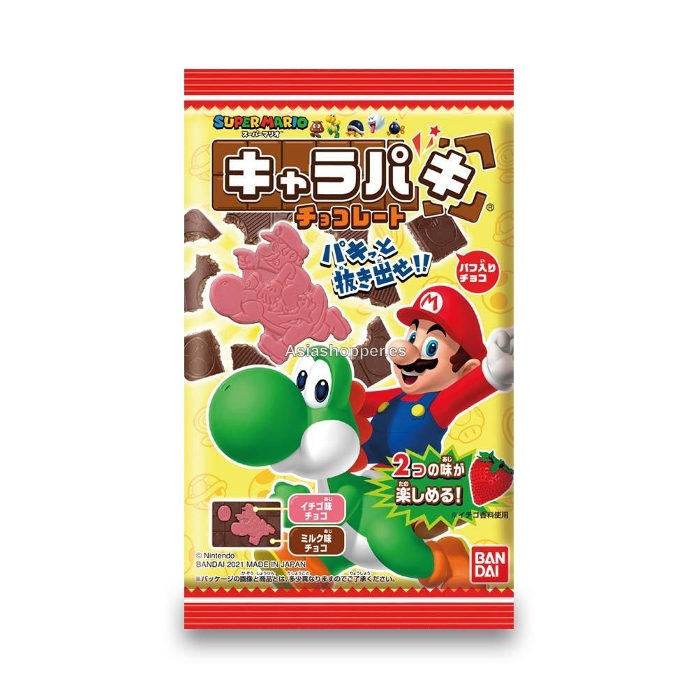 Galletas Super Mario Sabor a Chocolate 24g Bandai - Imagen 2