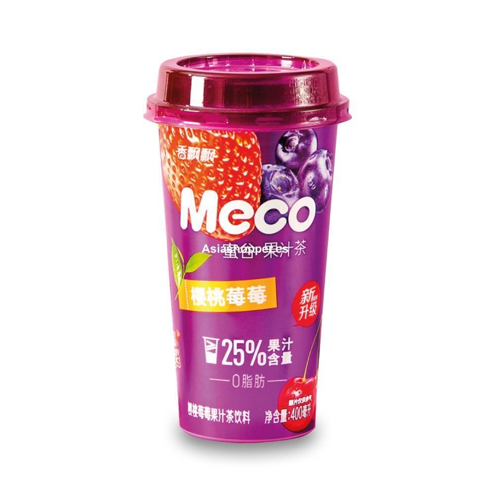 Bebida de Cereza y Fresa Meco 400ml