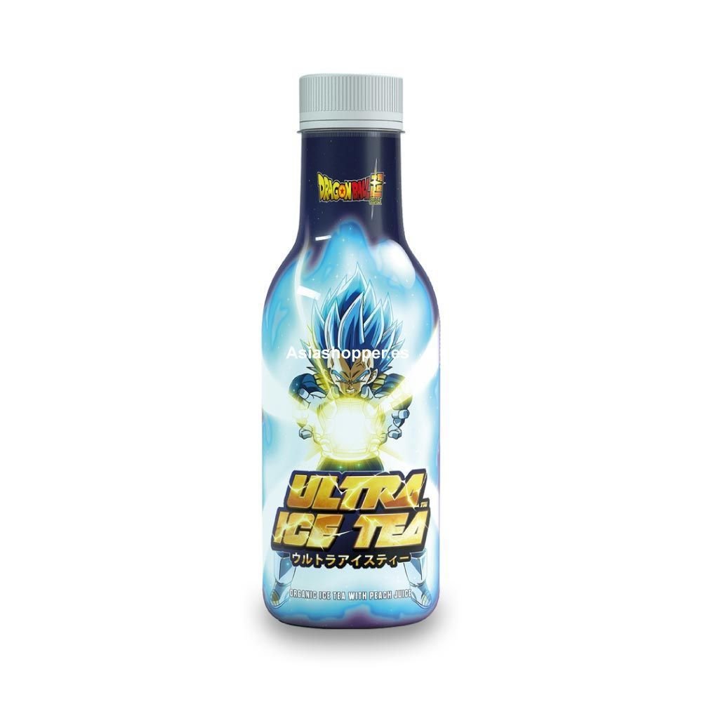 Dragon Ball Super Vegeta - BIO Té Negro con Zumo de Melocotón 500ml