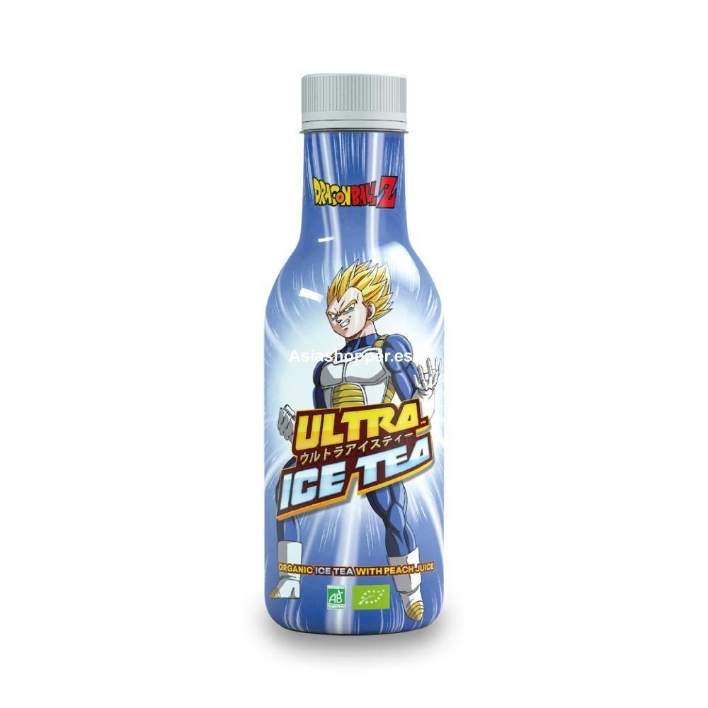 Dragon Ball Z Vegeta - BIO Té Blanco con Zumo de Melocotón 500ml