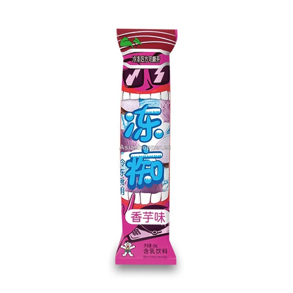 Helado Liquito para Congelar Sabor a Taro 85ml Want-Want