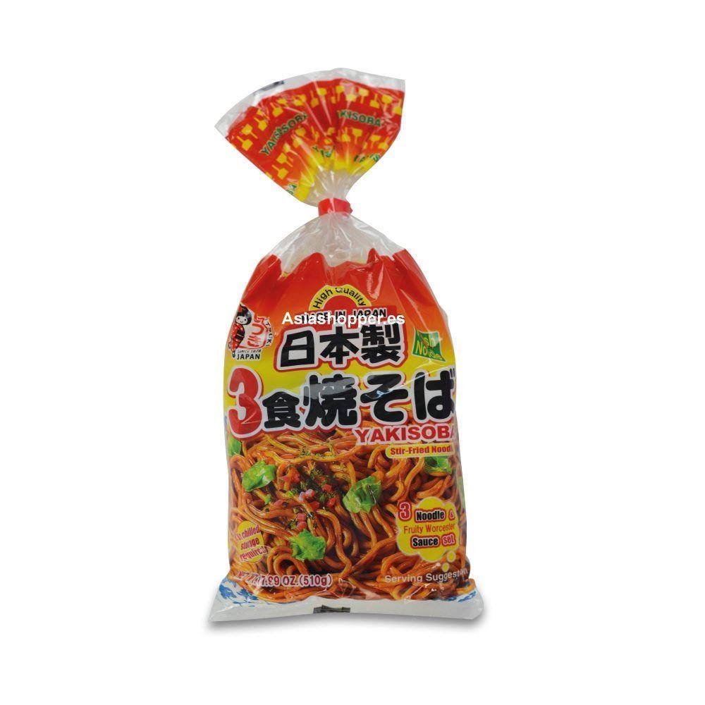Yakisoba 3 Raciones 510g ITSUKI