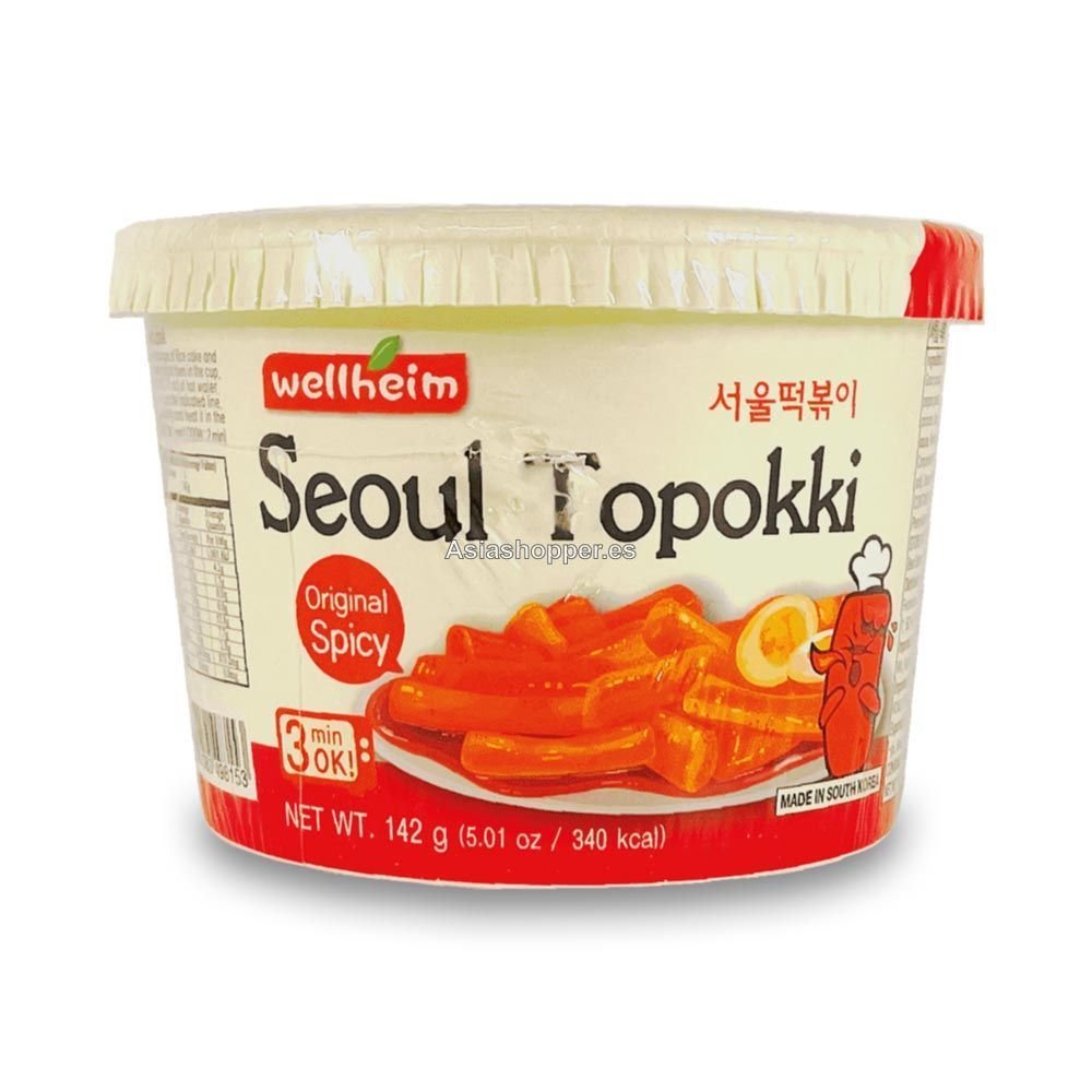 Topokki Instantáneos Sabor Picante Original 142g