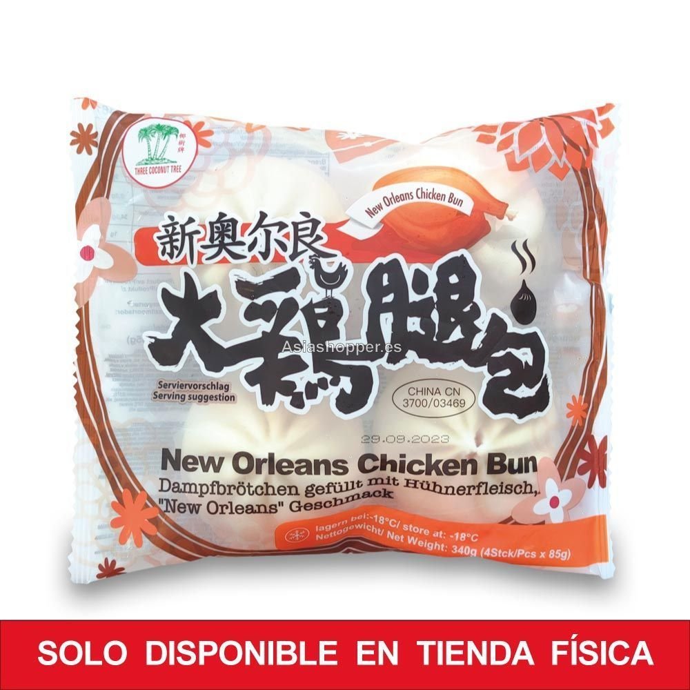 Baozi Relleno de Pollo 340g
