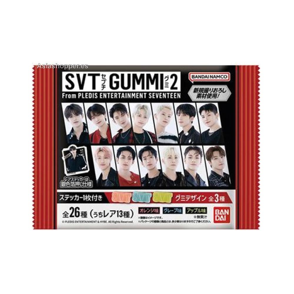 Gomitas de Sabores de Seventeen 28g Bandai Namco