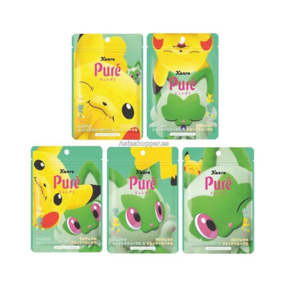 Gominolas de Pokemon Puré 52g Kanro