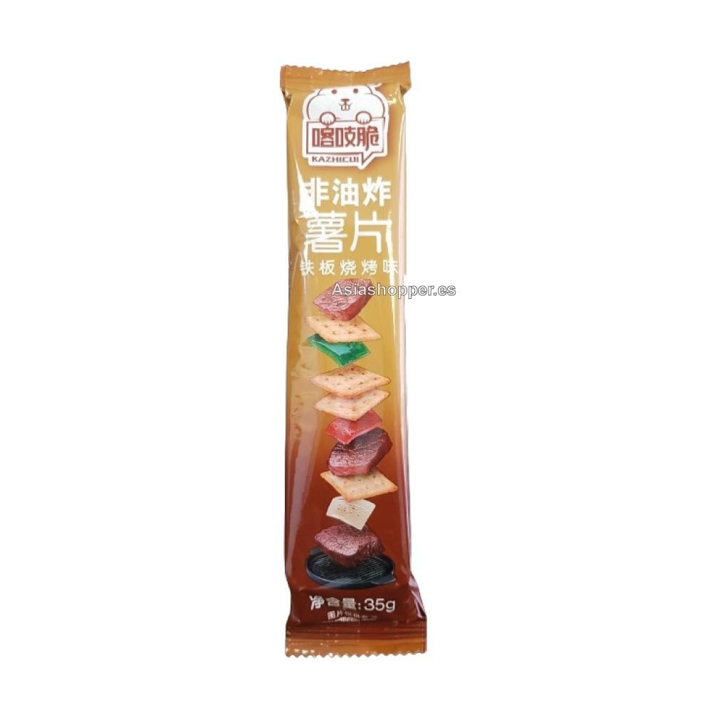 Galletas Saladas Sabor BBQ 35g QIAQIA