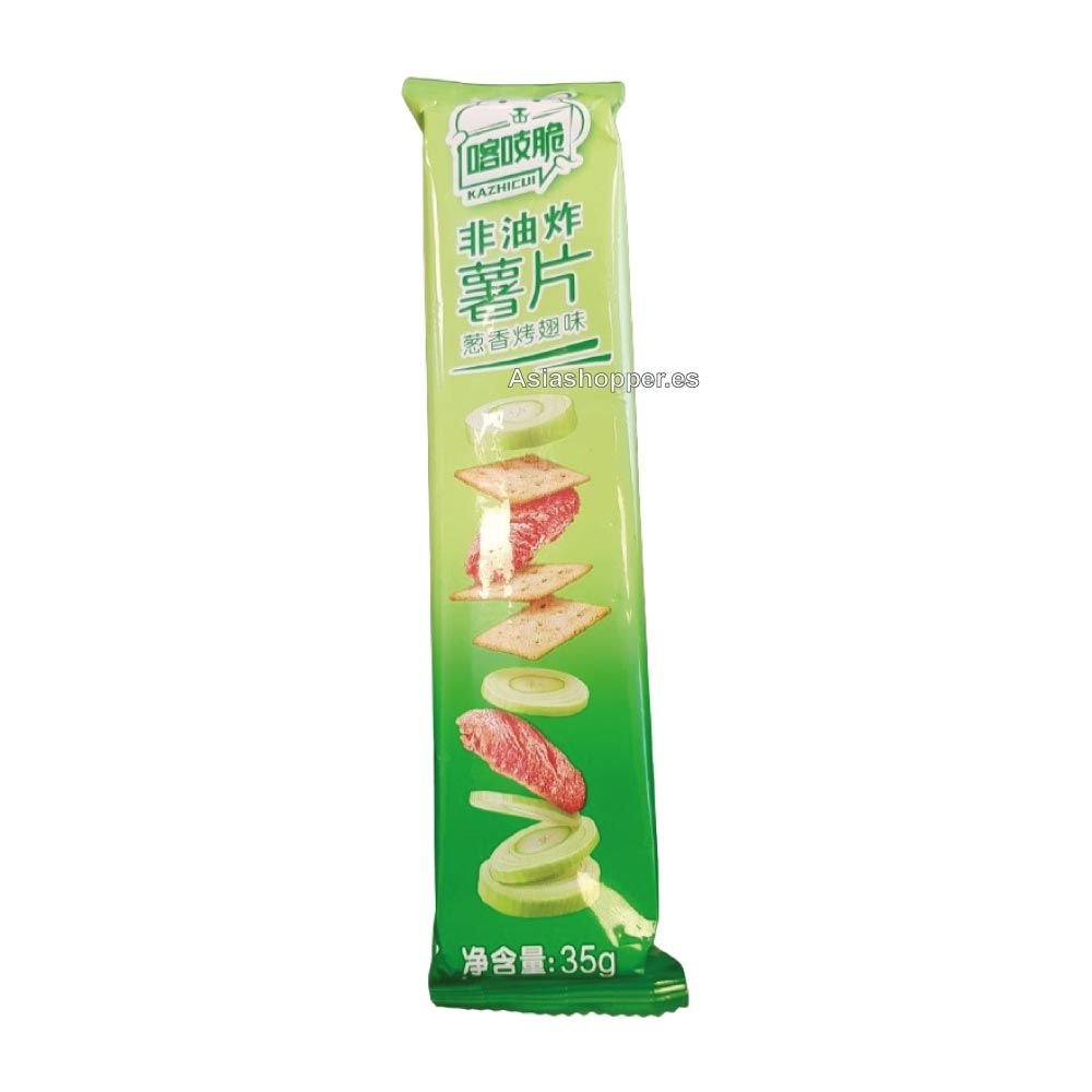 Galletas Saladas Sabor Pollo 35g QIAQIA