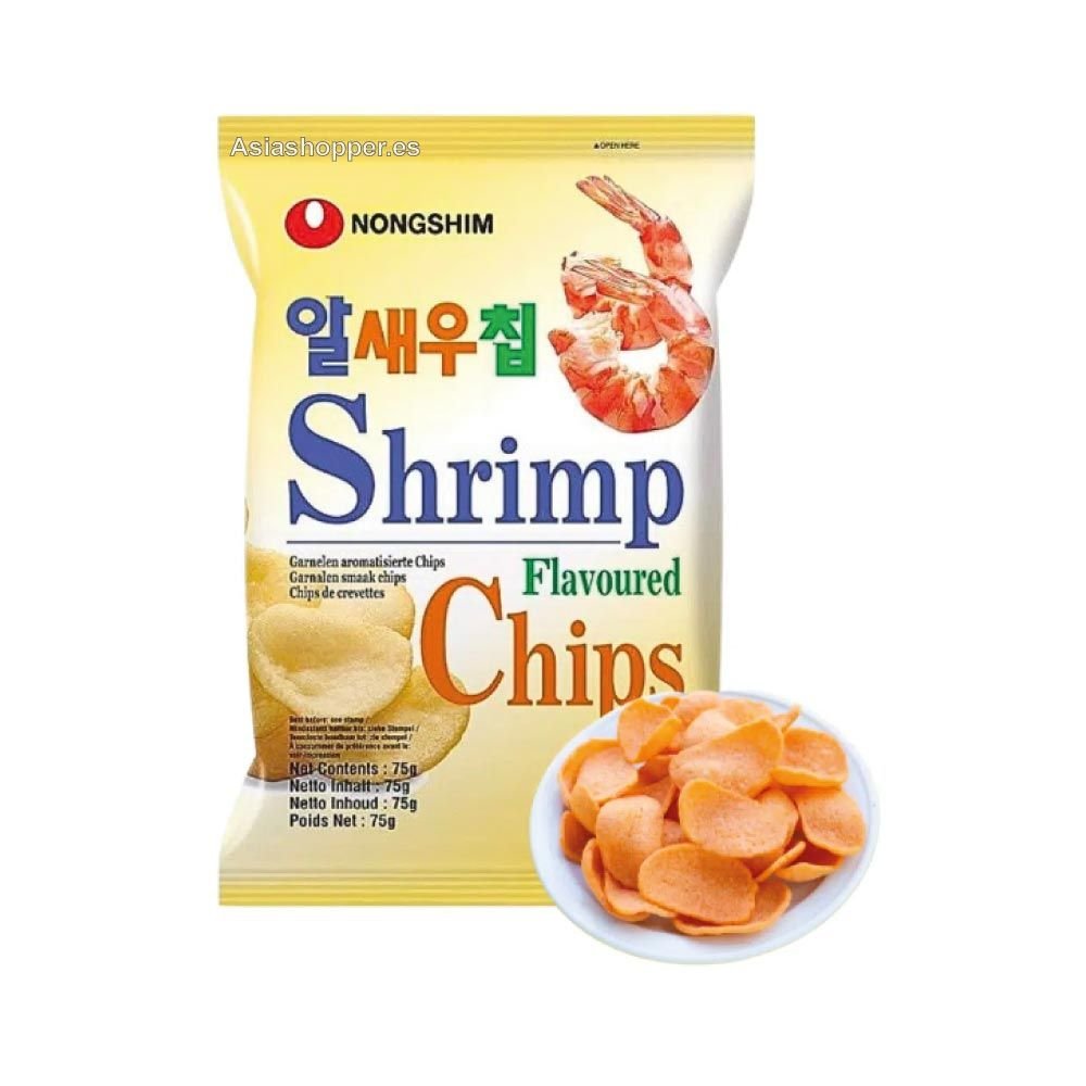Patatas Fritas Sabor a Gamba 75g Nongshim