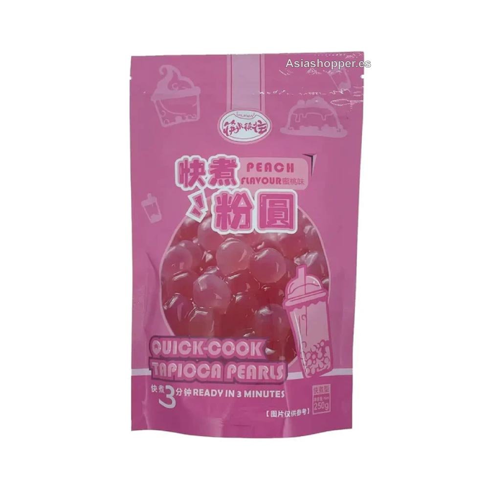 Perlas de Tapioca Sabor Melocotón 250g KLKW