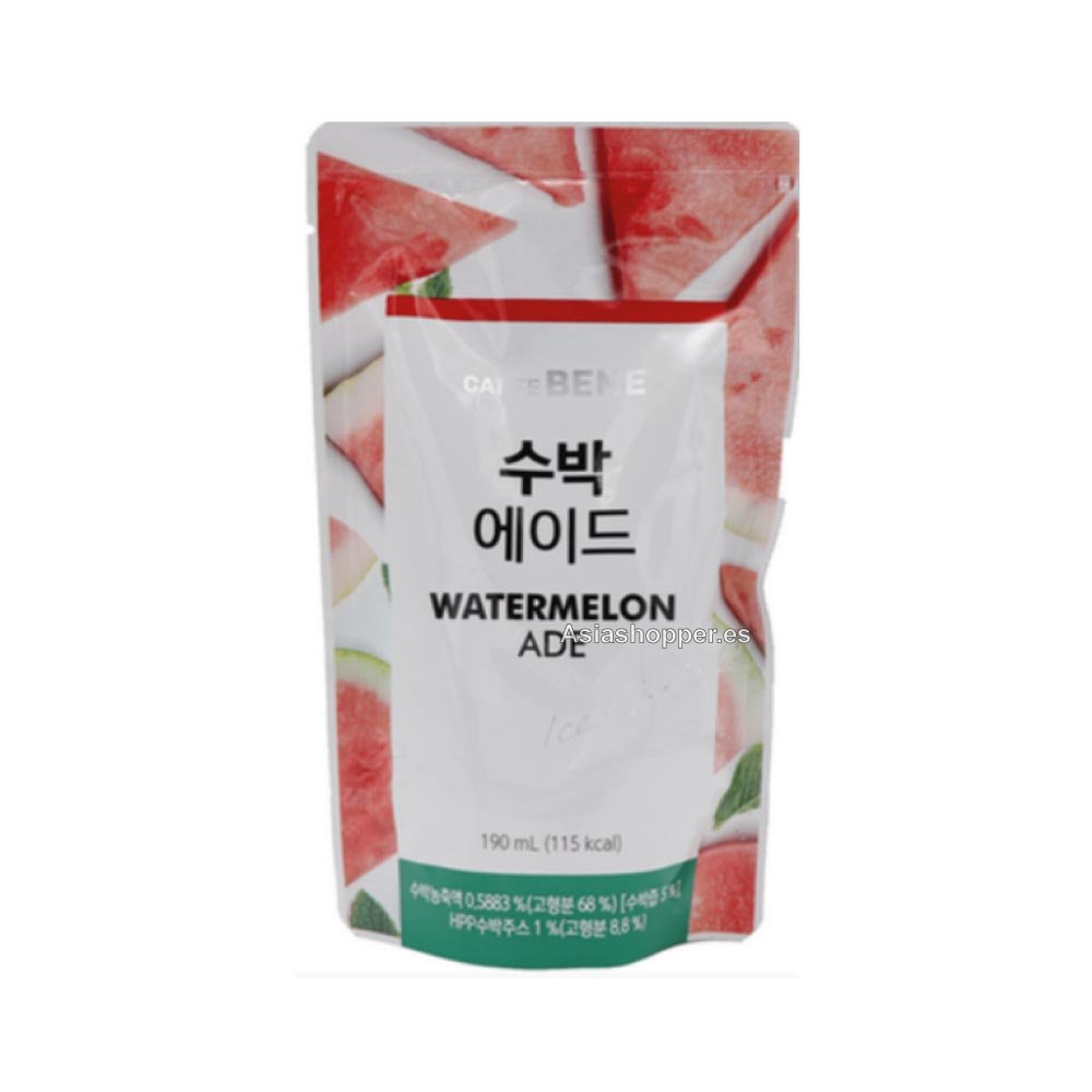 Bebida refrescante sabor Sandía 190ml CAFFE BENE