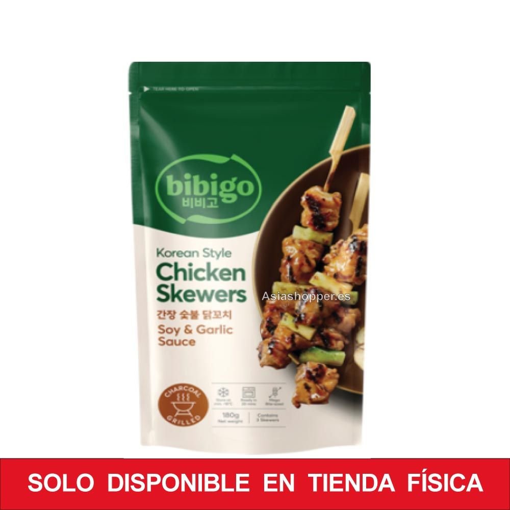 Brocheta de Pollo con Salsa de Soja con Ajo Corea 180G BIBIGO