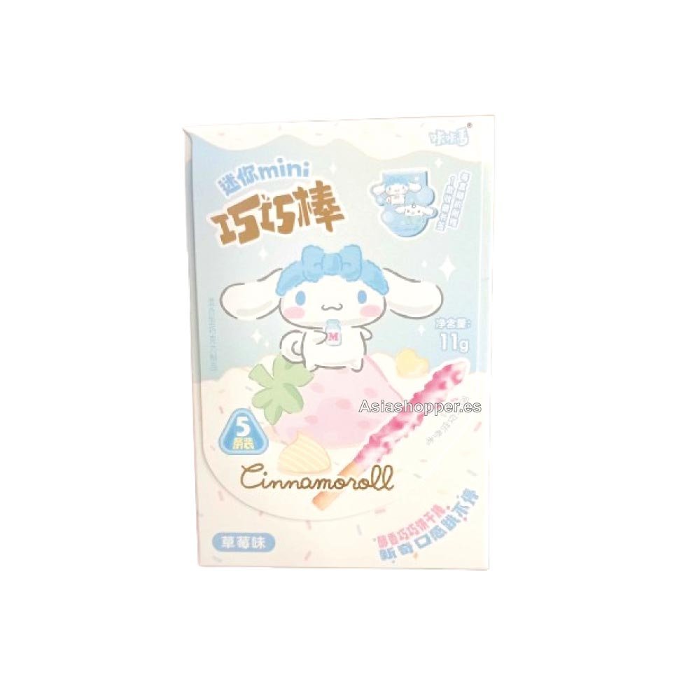Mini Palitos dulces sabor Fresa 11g MINI SANRIO