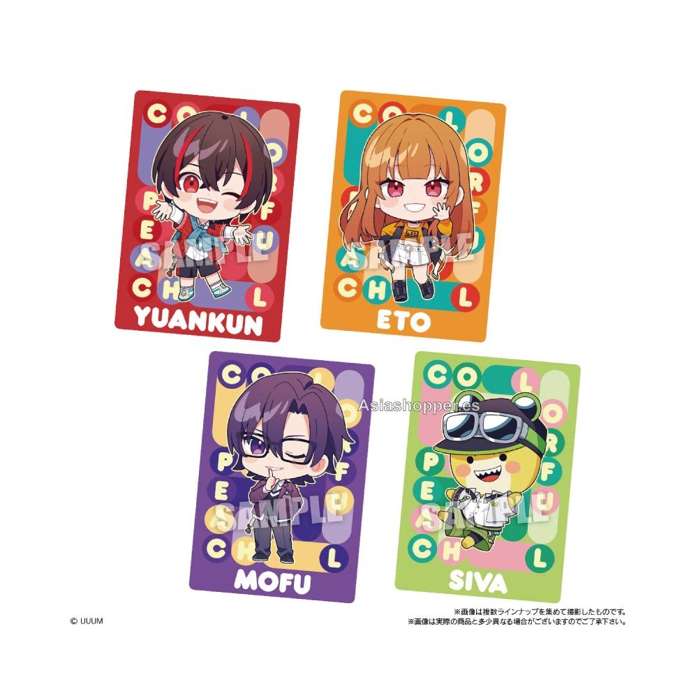 Barquillo Wafer con Carta Colorful Peach 14g BANDAI - Image 7