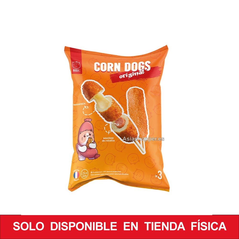 Perrito Coreano Relleno de Salchicha y Queso 285g BUDJI