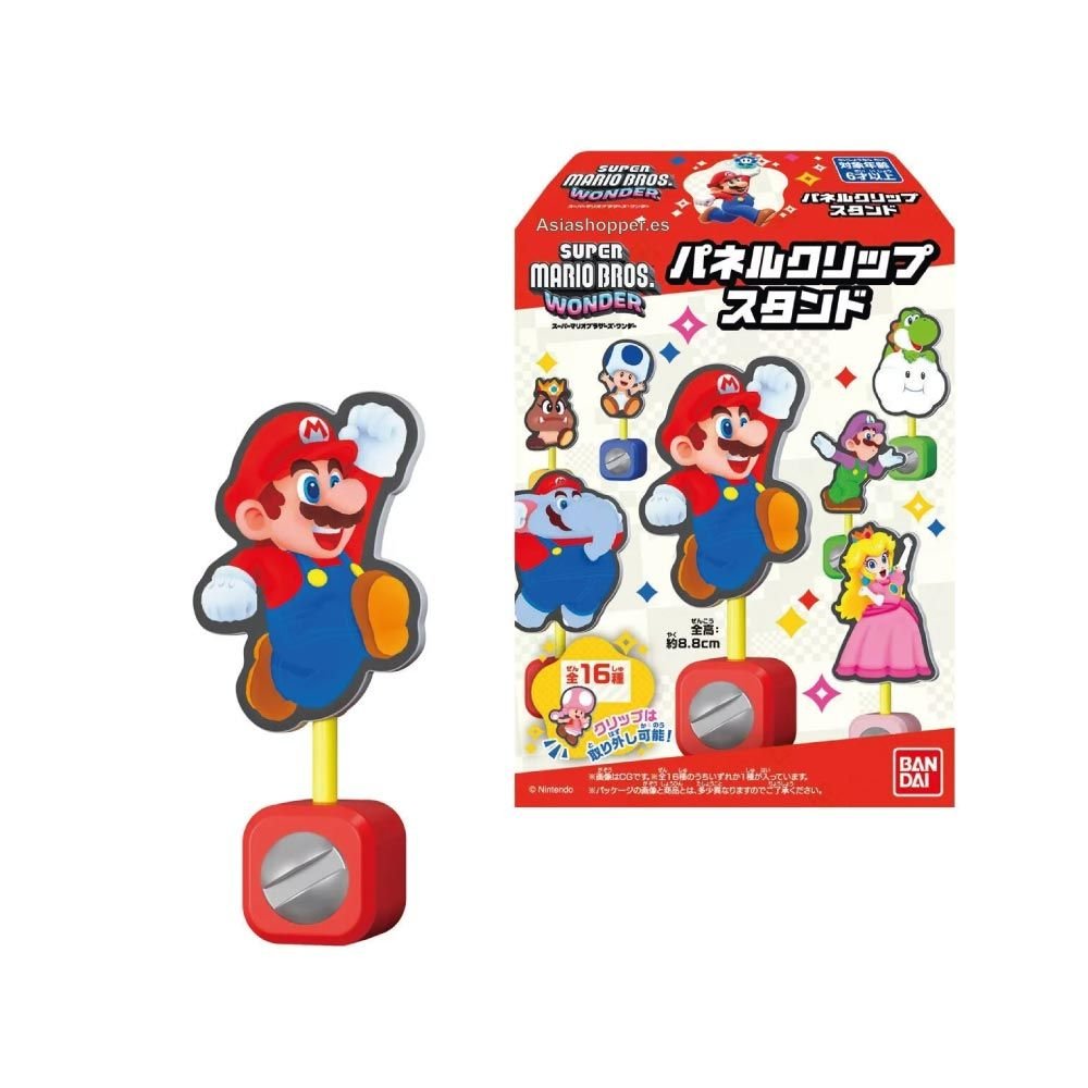 Super Mario Bros Wonder pinza para fotos 1,5g BANDAI