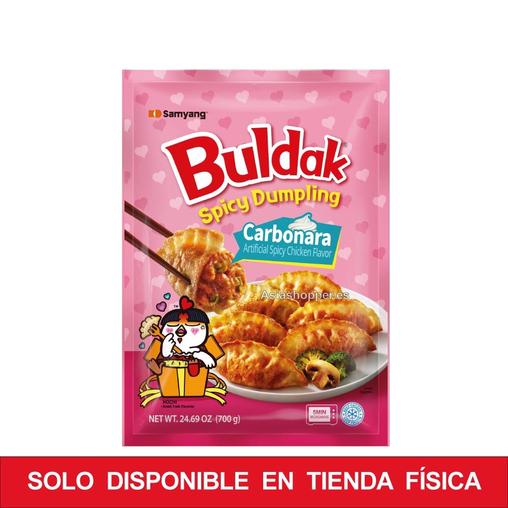 Gyozas de Buldak Sabor Carbonara 700g SAMYANG