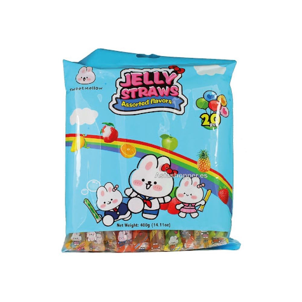 Surtido de Gelatina sabor Frutal 400g SWEET MELLOW