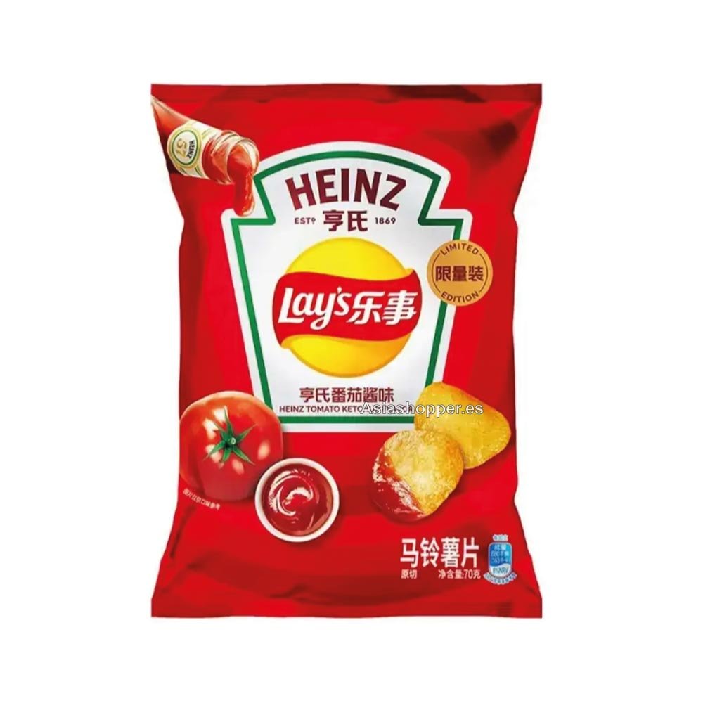 Patatas Fritas sabor Ketchup Heinz 70g LAYS