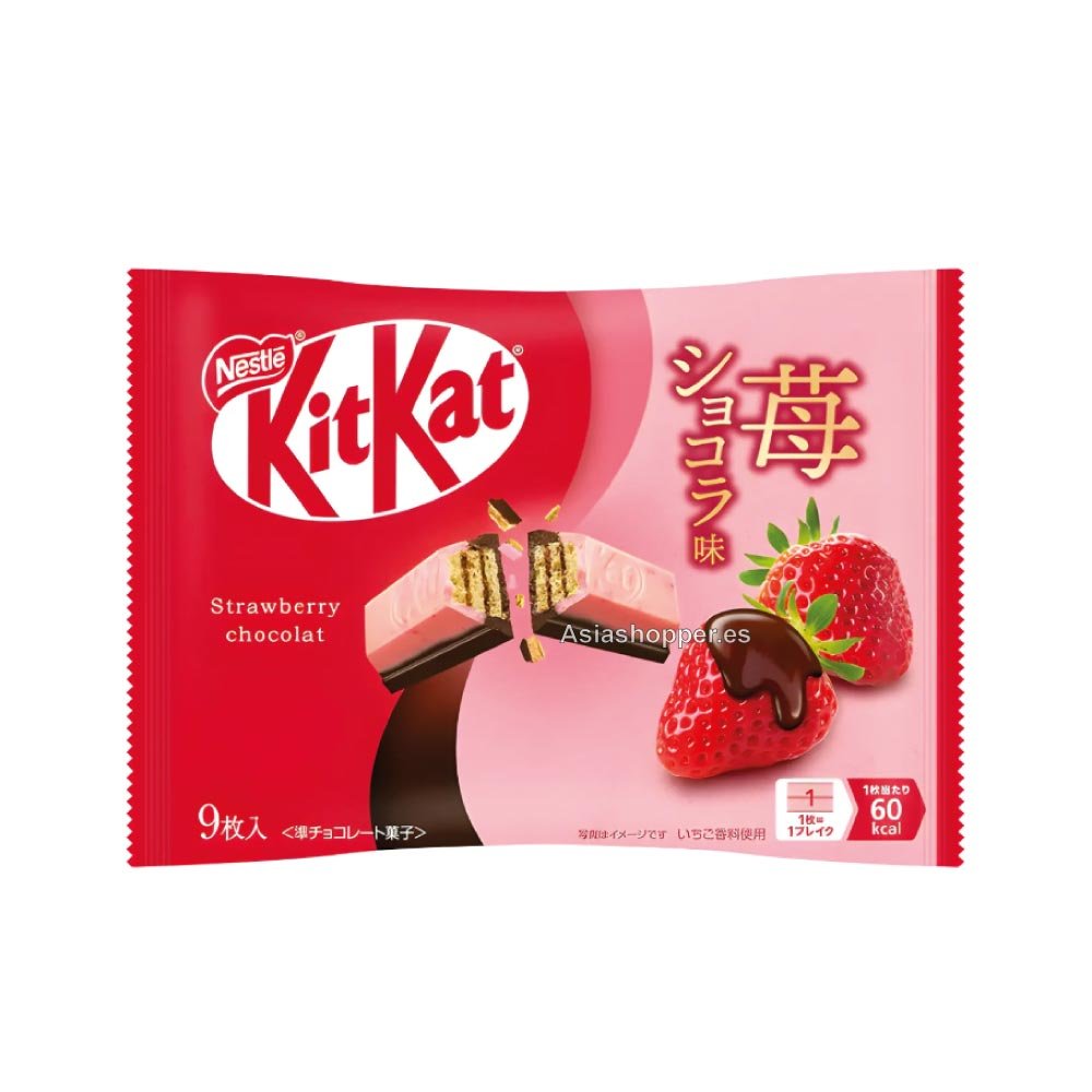 Kit Kat Sabor a Fresa con Chocolate 9unis. 116g NESTLE