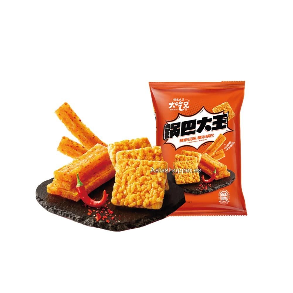 Snack crujiente de Arroz Picante 60g BIG BRO