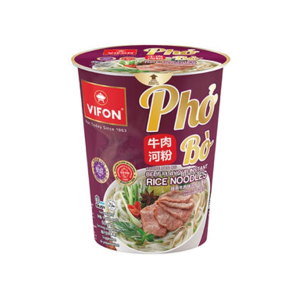 Pho Bo Fideos Arroz Ancho Sabor Ternera 60g VIFON