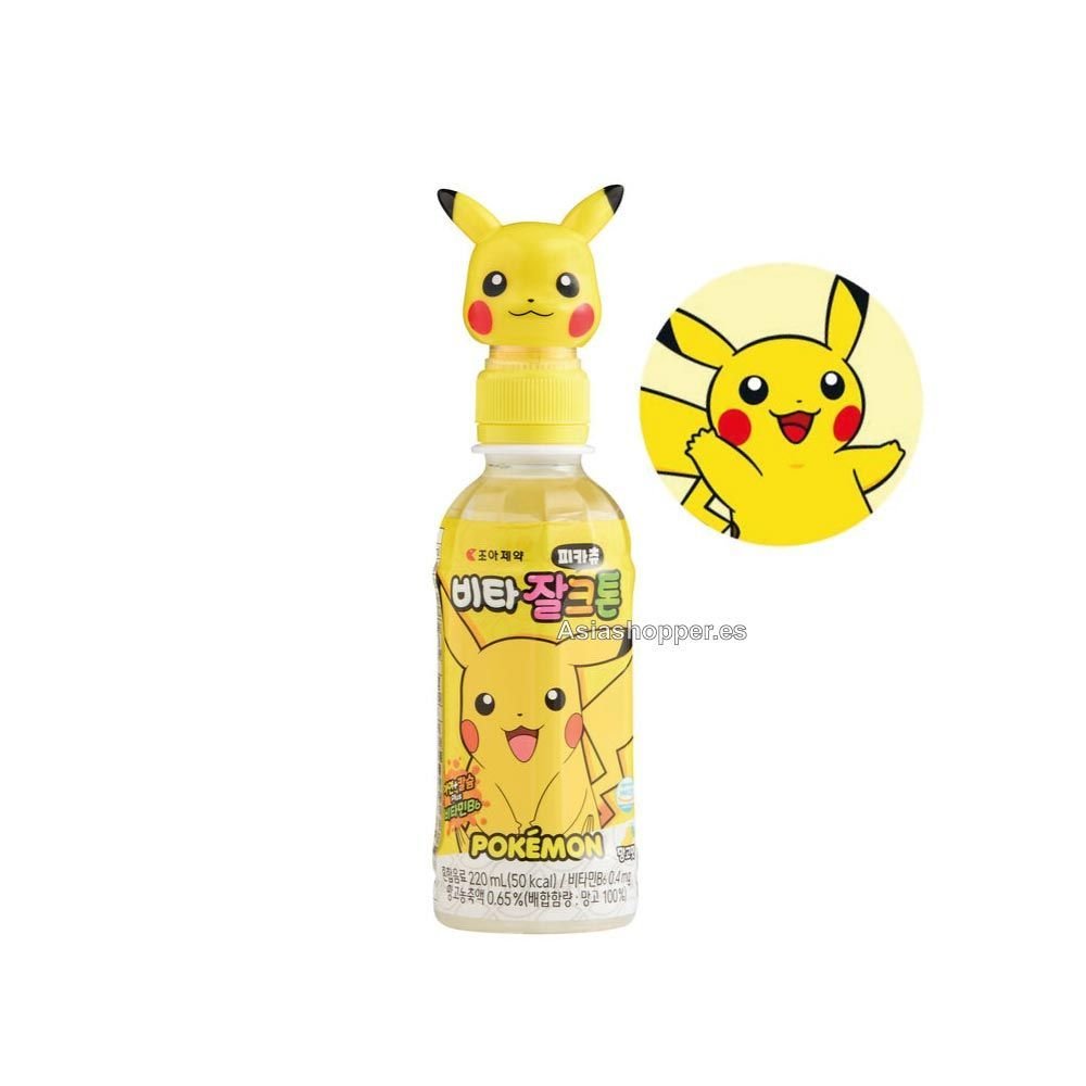 Bebida sabor Mango Pikachu VITA JALKTON 220ml