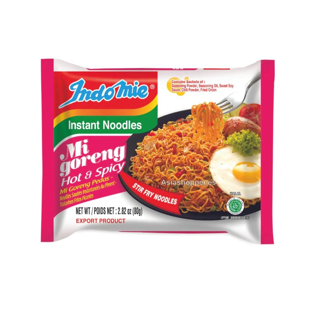 Yakisoba Estilo Indonesio Picante 80g INDOMIE