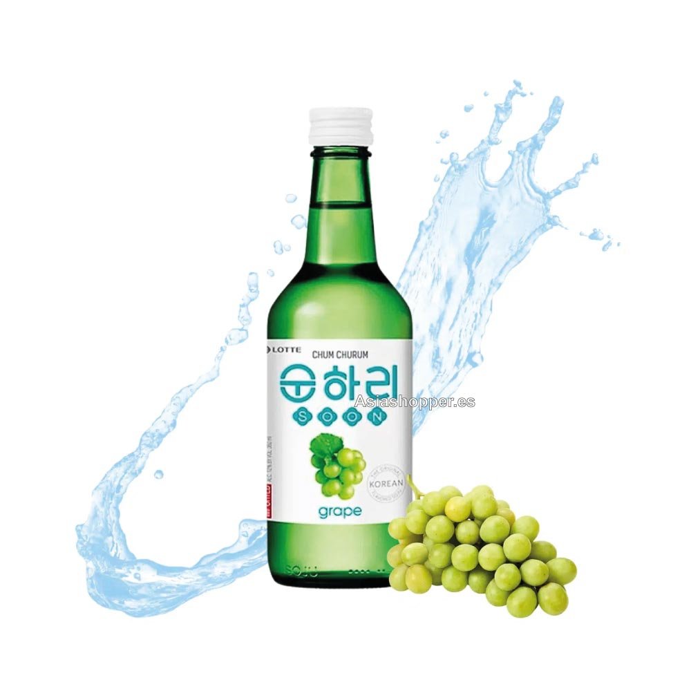 Soju sabor Uva 350ml CHUM CHURUM