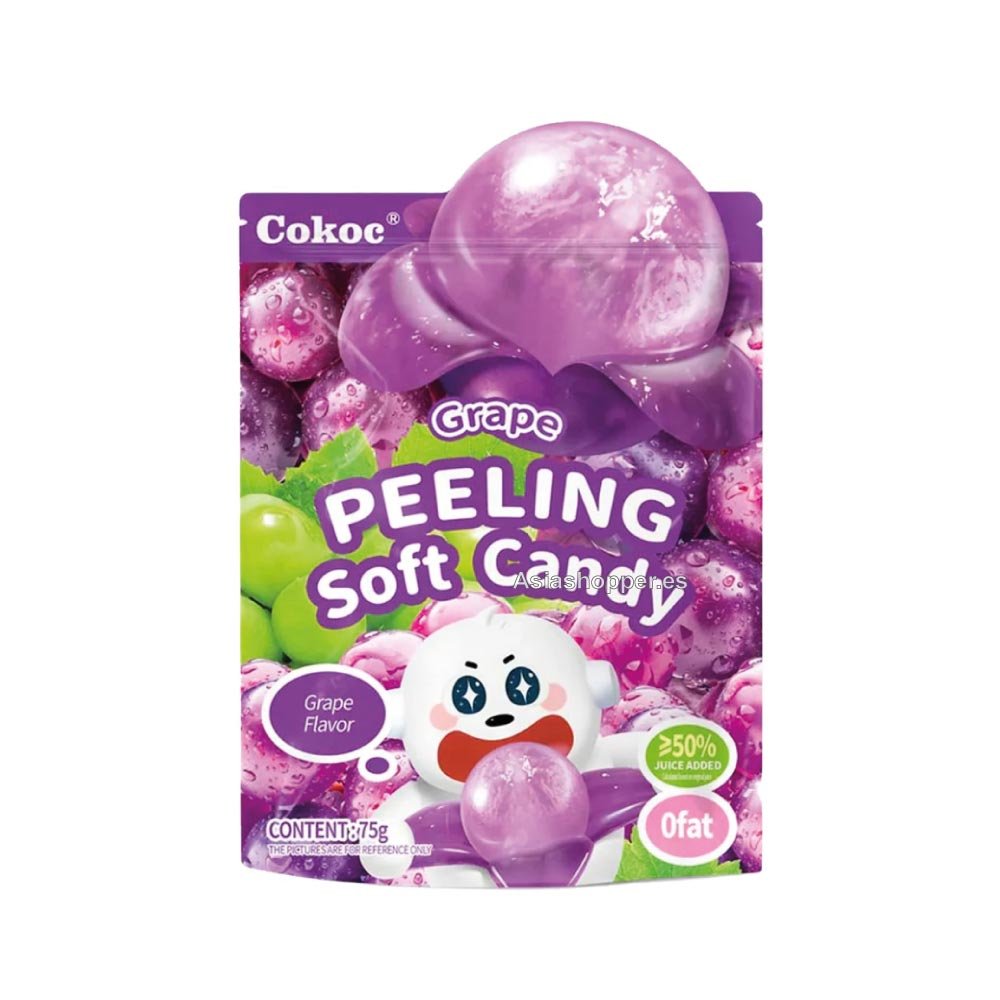 Gominola para Pelar sabor Uva 75g COKOC